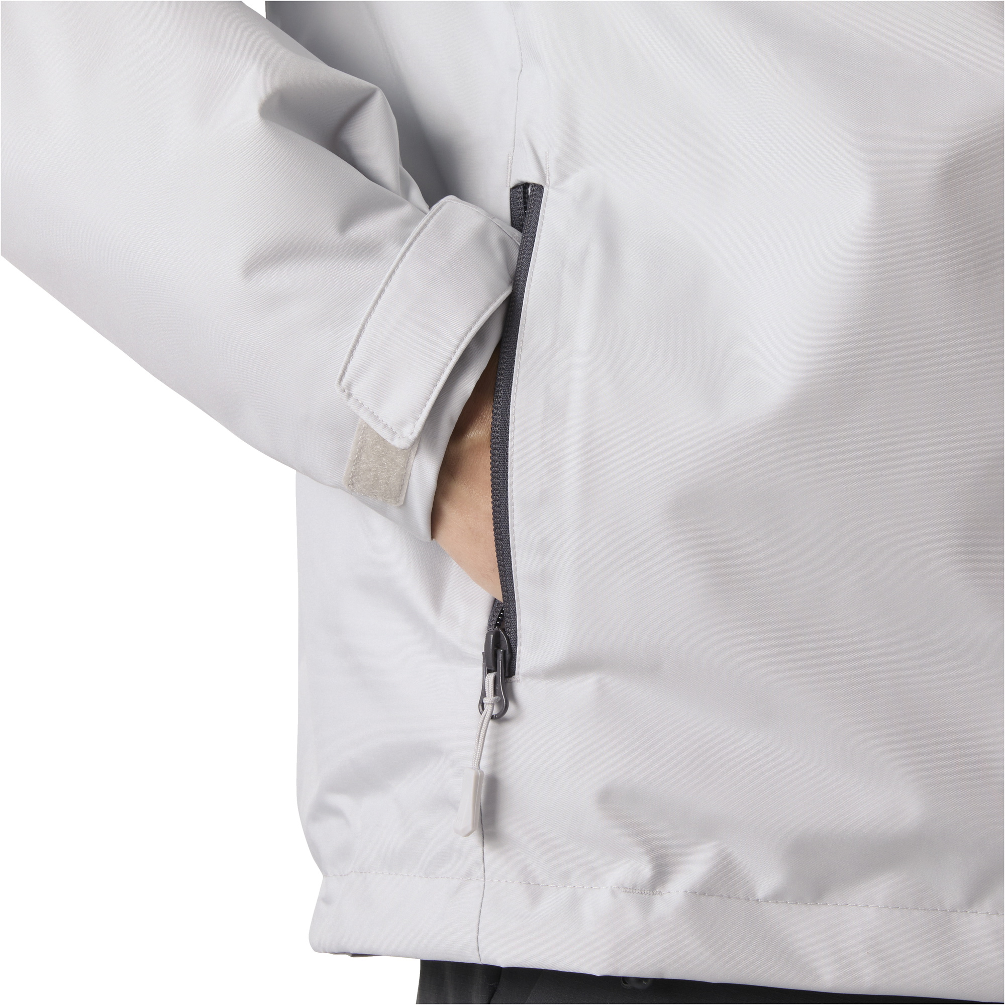 2026 Helly Hansen Mens Crew Hooded Pile Jacket 34526 - Grey Fog